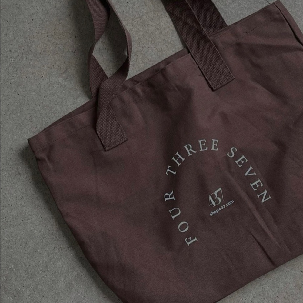 437 tote bag